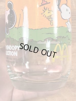 80’sのマクドナルドのスヌーピーのヴィンテージのガラスコップ