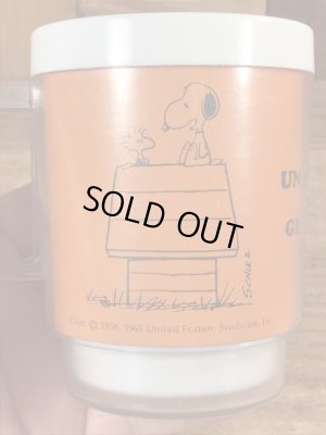 70年代頃のスヌーピーのビンテージのサーモマグ