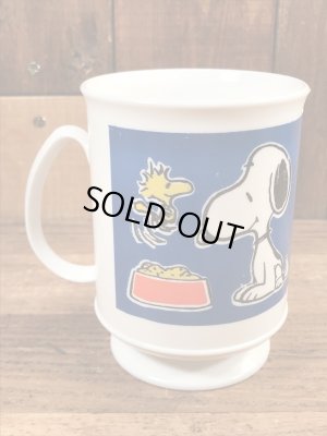 70〜80’sのスヌーピーとウッドストックのビンテージのプラスチックカップ