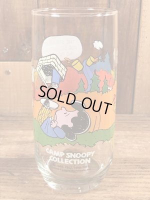 80’sのマクドナルドのスヌーピーのヴィンテージのガラスコップ