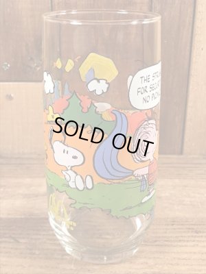 80年代頃のスヌーピーのビンテージのグラスタンブラー