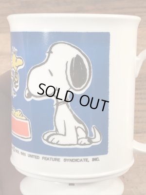70〜80年代頃のスヌーピーのビンテージのプラスチックマグ