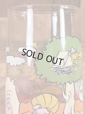 80年代頃のマクドナルドのスヌーピーのビンテージのグラスコップ