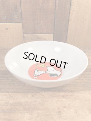 70〜80’sのスヌーピーとウッドストックのヴィンテージの小皿