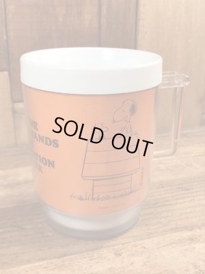 70年代頃のスヌーピーのビンテージのサーモマグ