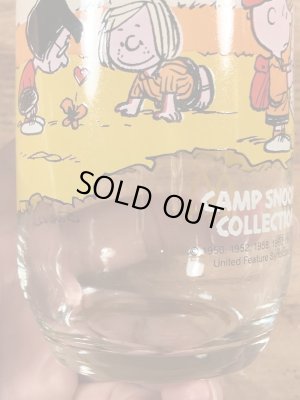 80’sのマクドナルドのスヌーピーのヴィンテージのガラスコップ