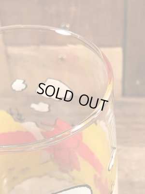 80’sのマクドナルドのスヌーピーのヴィンテージのガラスコップ