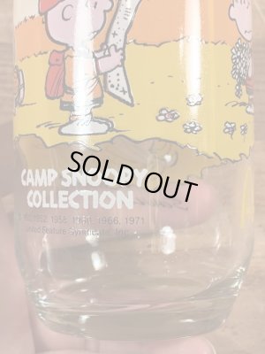 80’sのマクドナルドのスヌーピーのヴィンテージのガラスコップ