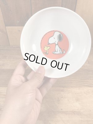 70〜80’sのスヌーピーとウッドストックのヴィンテージの小皿