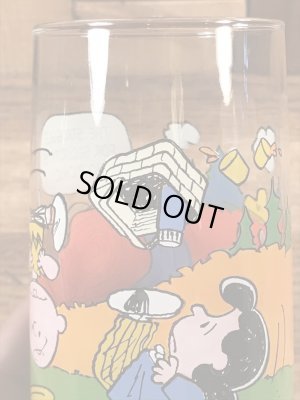 80年代頃のスヌーピーのビンテージのグラスタンブラー