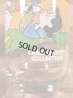 80’sのマクドナルドのスヌーピーのヴィンテージのガラスコップ