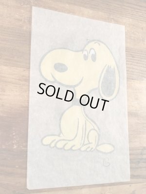 70年代頃のスヌーピーのビンテージの転写シート