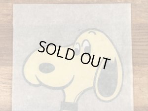 70年代頃のスヌーピーのビンテージの転写シート