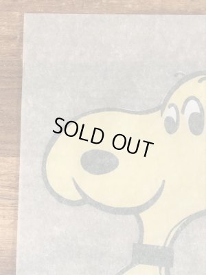 70年代頃のスヌーピーのビンテージの転写シート