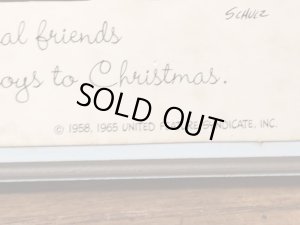 70’sのホールマーク社製のスヌーピーとウッドストックのヴィンテージの壁掛け