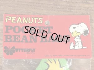 80年代頃のスヌーピーのウッドストックのビンテージのビーンバッグ