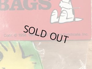 80年代頃のスヌーピーのウッドストックのビンテージのビーンバッグ