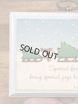 70年代頃のスヌーピーとウッドストックのビンテージの壁掛け