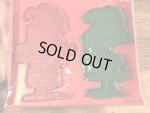 70’sのスヌーピーとピーナッツギャングのヴィンテージのクッキーの型抜き