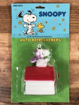 Hollywood Accessories Peanuts Snoopy Auto Refresheners　スヌーピー　ビンテージ　エアーフレッシュナー　フライングエース　70年代