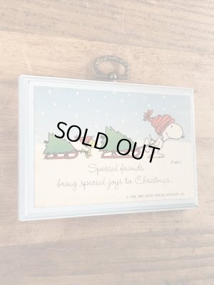 70年代頃のスヌーピーとウッドストックのビンテージの壁掛け