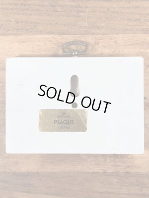 70’sのホールマーク社製のスヌーピーとウッドストックのヴィンテージの壁掛け