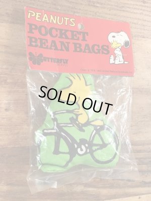 80年代頃のスヌーピーのウッドストックのビンテージのビーンバッグ