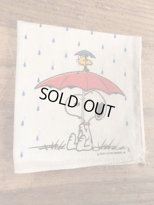 70〜80’sのHallmark社製のスヌーピーのヴィンテージのハンカチ