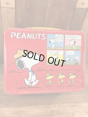 70’sのサーモス社製のスヌーピーのヴィンテージのランチボックス