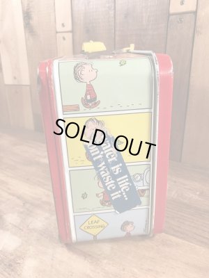 70年代頃のサーモス社製のスヌーピーのビンテージのランチボックス