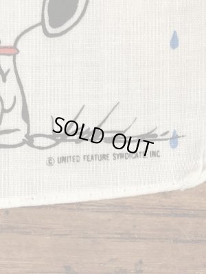 70〜80’sのホールマーク社製のスヌーピーのヴィンテージのハンカチ