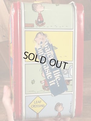 70年代頃のサーモス社製のスヌーピーのビンテージのランチボックス