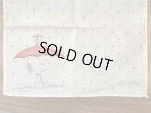 70〜80年代頃のスヌーピーのビンテージのハンカチ