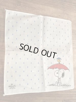 70〜80年代頃のスヌーピーのビンテージのハンカチ
