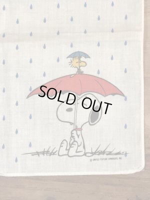 70〜80年代頃のHallmark社製のスヌーピーのビンテージのハンカチ