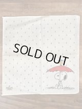 Hallmark Peanuts Snoopy Cotton Handkerchief　スヌーピー　ビンテージ　ハンカチ　70〜80年代