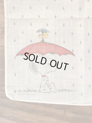 70〜80年代頃のスヌーピーのビンテージのハンカチ