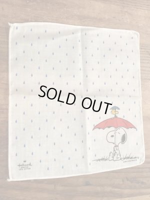 70〜80年代頃のスヌーピーのビンテージのハンカチ