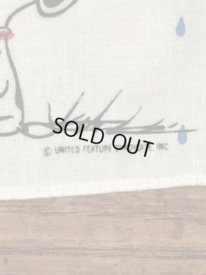 70〜80年代頃のスヌーピーのビンテージのハンカチ