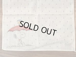 70〜80’sのHallmark社製のスヌーピーのヴィンテージのハンカチ