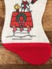 70〜80年代頃のクリスマスのスヌーピーのビンテージの靴下