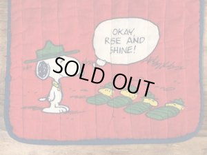 70〜80’sのスヌーピーとウッドストックのヴィンテージの座布団ケース