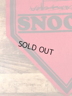 70年代頃のスヌーピーのビンテージのフェルトバナー