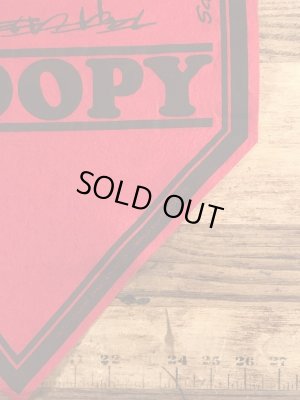 70’sのスヌーピーのヴィンテージのタペストリー