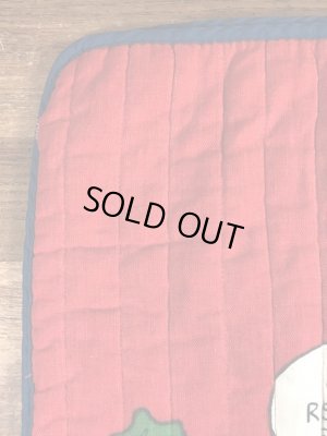 70〜80年代頃のスヌーピーとウッドストックのビンテージのクッションカバー