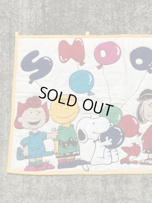 80年代頃のスヌーピーのビンテージのキルティング布団