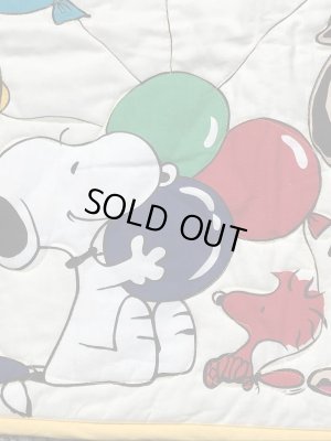 80’sのスヌーピーのヴィンテージのキルティングマット