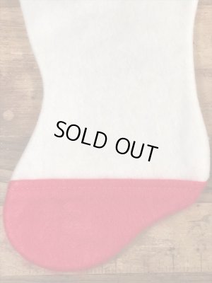 70〜80年代頃のクリスマスのスヌーピーのビンテージの靴下