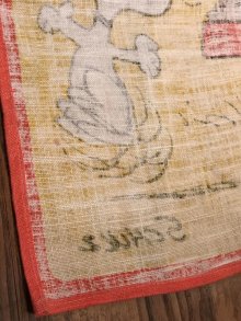 他の写真2: Peanuts Snoopy “I Feel Like...” Cloth Tapestry　スヌーピー　ビンテージ　タペストリー　チャーリーブラウン　70〜80年代