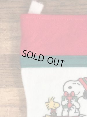 70〜80’sのクリスマスのスヌーピーのヴィンテージのソックス